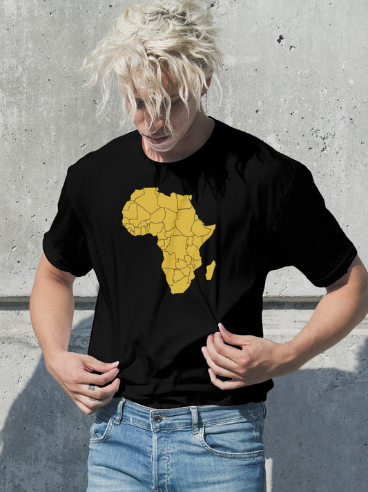 Gold Africa Short Sleeve T-Shirt